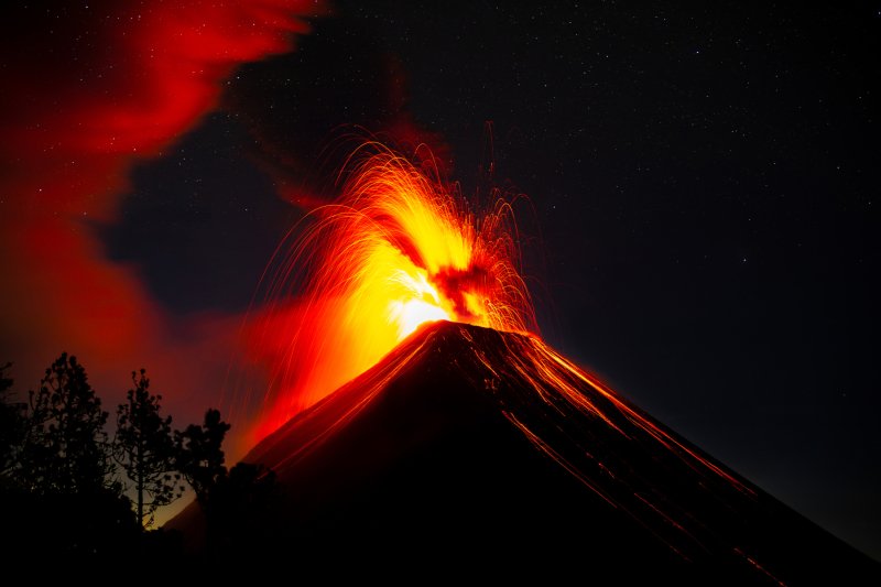 Volcan De Fuego Massive Eruption